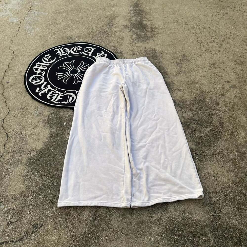 Uniqlo Sweatpants Size M White Wide Leg Casual